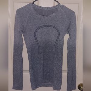 VGUC Lululemon Swiftly Long Sleeve Rare Gray Fade 4